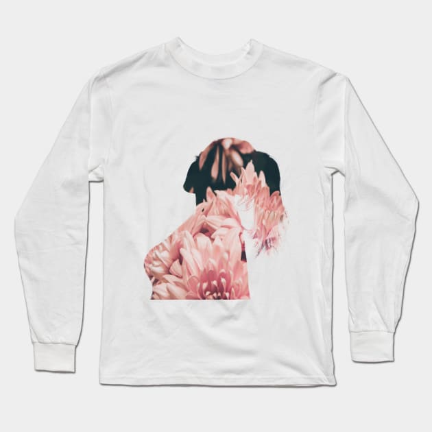 The pink flower lady Long Sleeve T-Shirt by Alegra Stoic